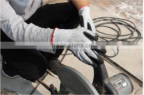 Customized Anti-Slip Cut protective gloves work