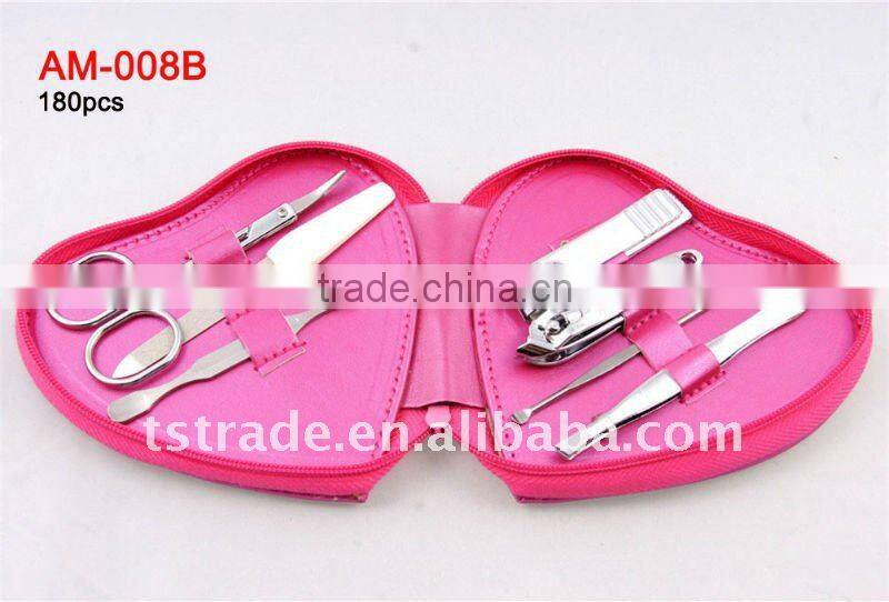 2014 Promotion 5PCS nail pedicure manicure set tools AM-012D