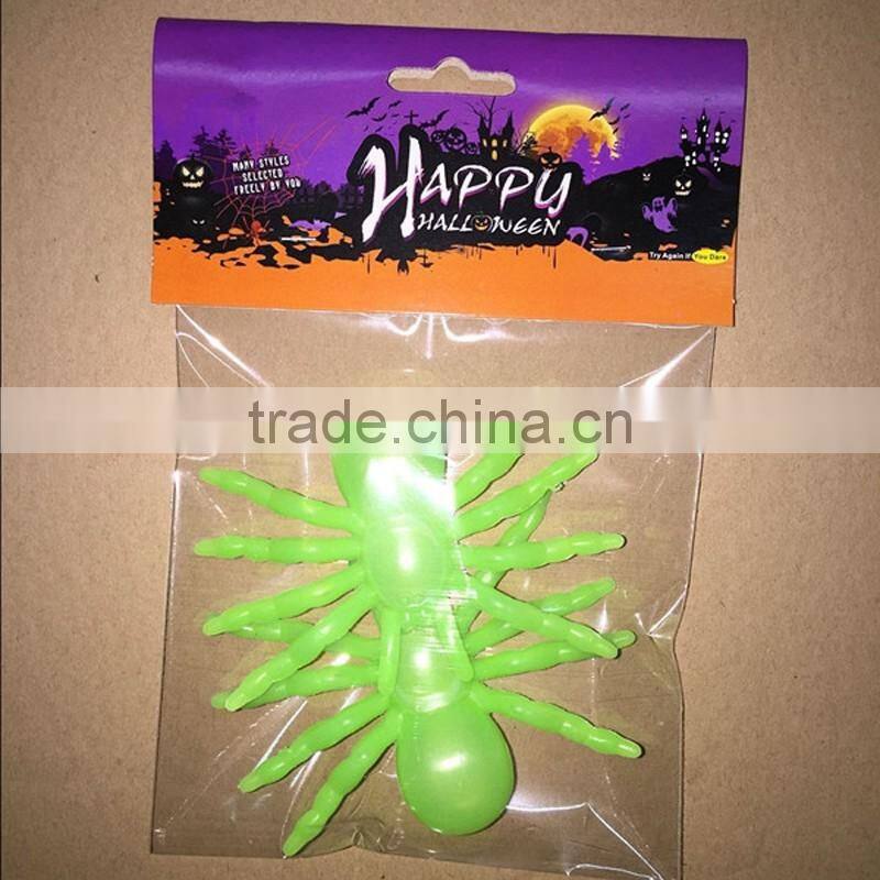 Realistic Design Black Plastic Insect Toy Halloween Big Spider