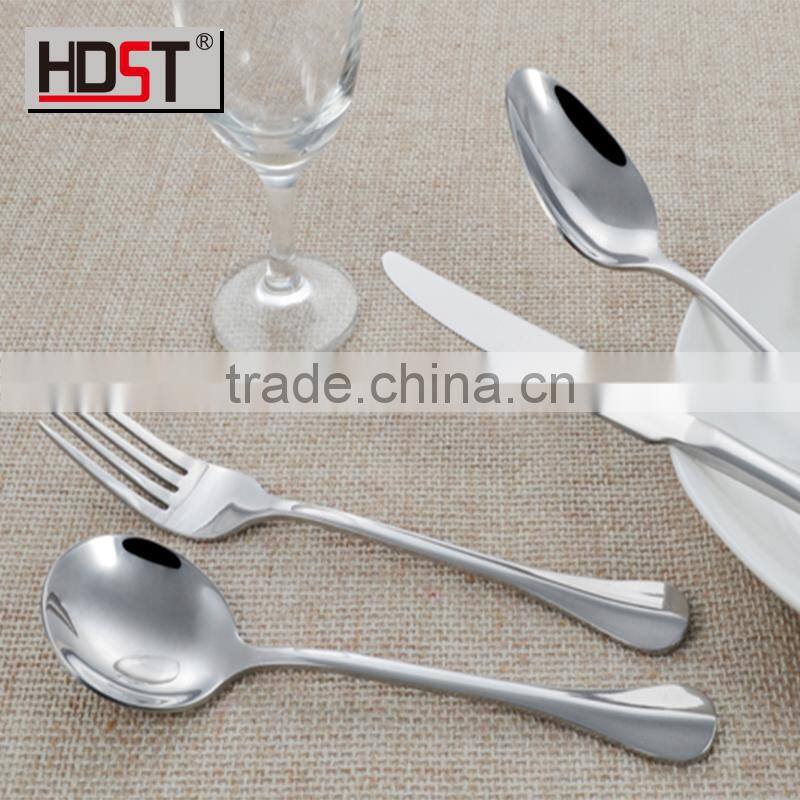 2016 years alibaba Hot selling Delicate wooden boxes 24pcs stainless cutlery set