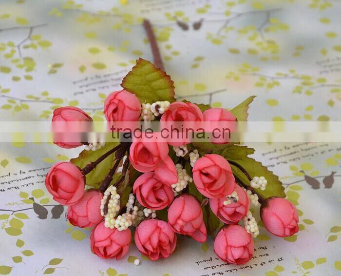 2014 Hot sale wedding decoration artificial flower bouquet