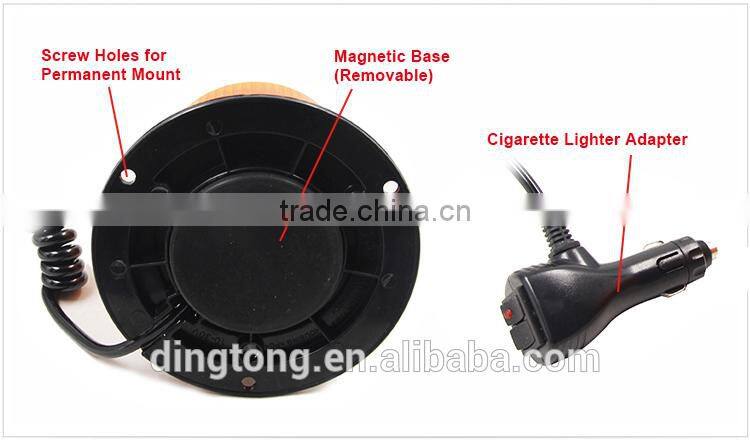 Amber mini led police light police beacon light 12v 24v