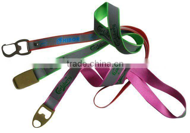 Lanyard ribbon keychain