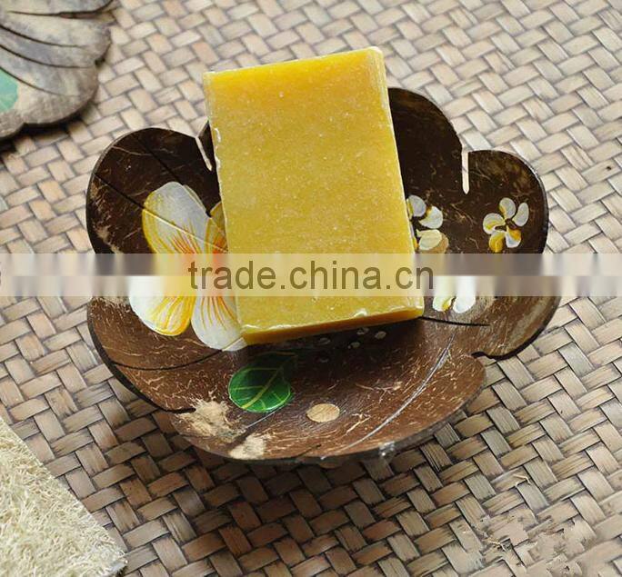 2017 ex-factory coconut shell saucer/little plate for wholesale