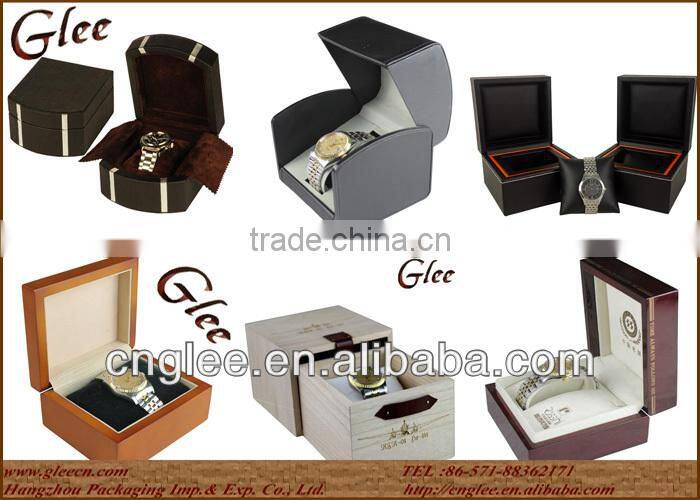 Cheap funky wooden watch boxes with lock wholesale