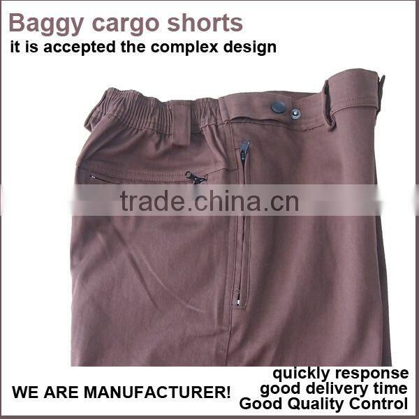 Mens camo cargo shorts Baggy 3/4 Cargo Shorts