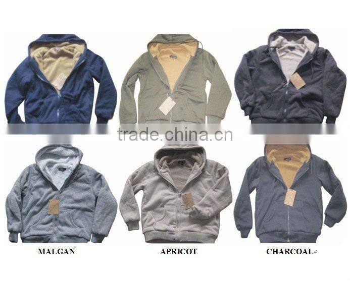 Men's fleece jacket baseball jacket motorcycle jacket