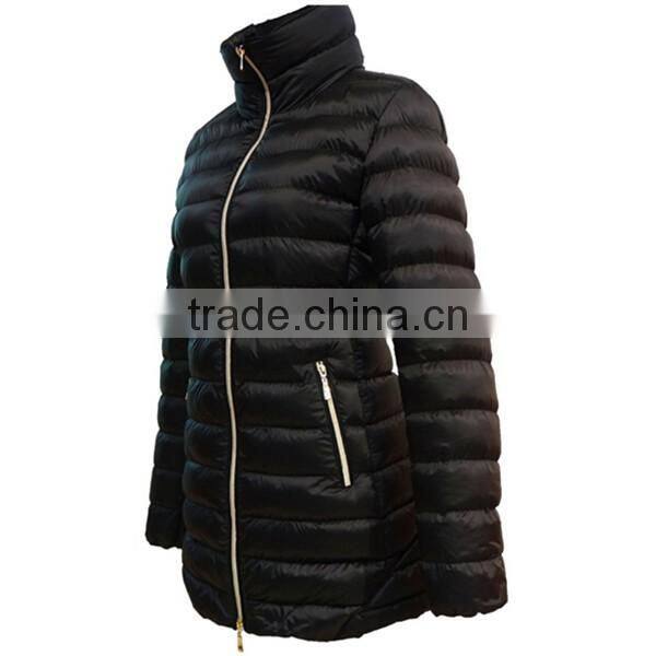 2016 women black ultralight goose down jacket
