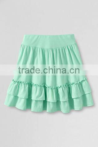 New Design Cake Pattern Half Knitted Girls Kids Skirt