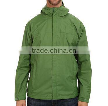 Men's rain protection outdoor jacket with hood