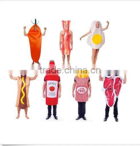 The Bacon costume,food fun fancy dress costume,bacon suit
