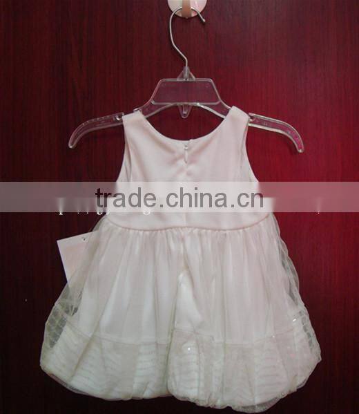 baby girl white dress shining dress