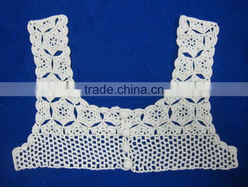 cotton crochet collar neck lace design