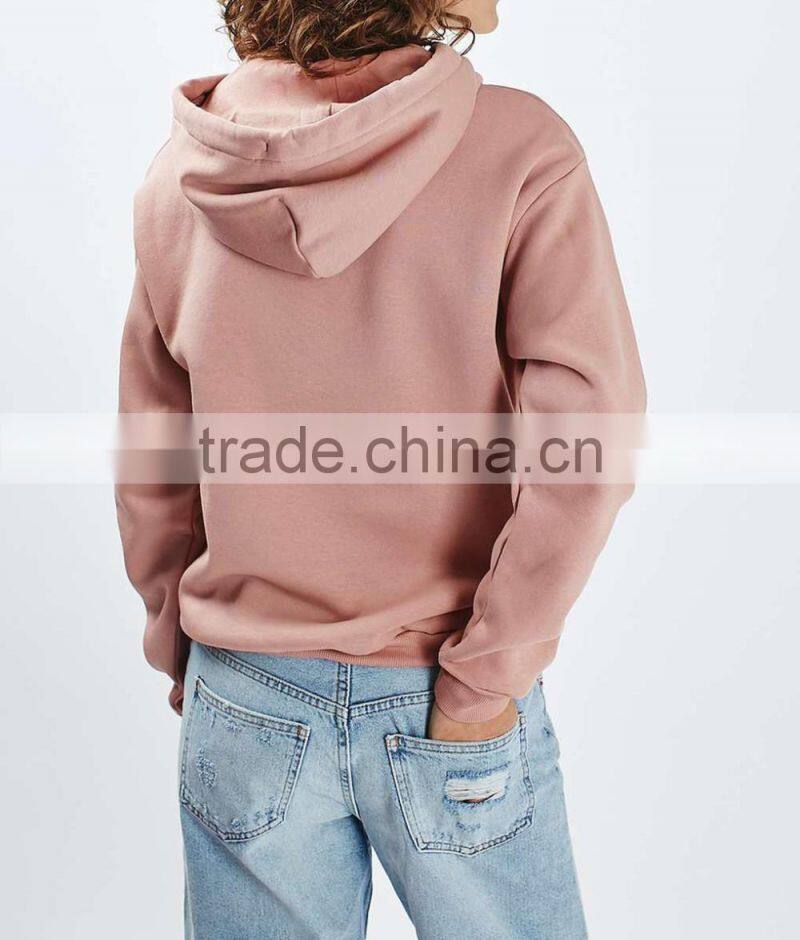 Wholesale Apparel womens cotton custom plain blank hooded pullover hoodies