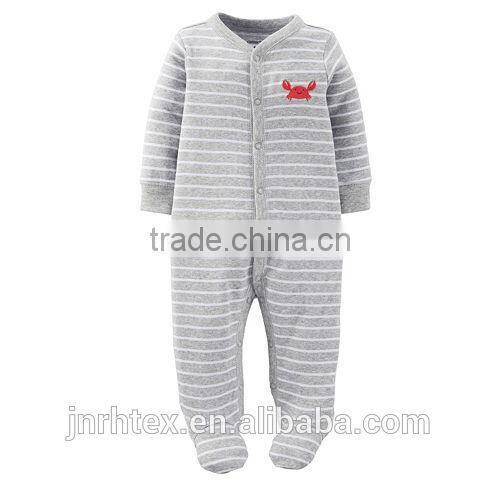 Oranic cotton baby rompers wholesale baby girl rompers