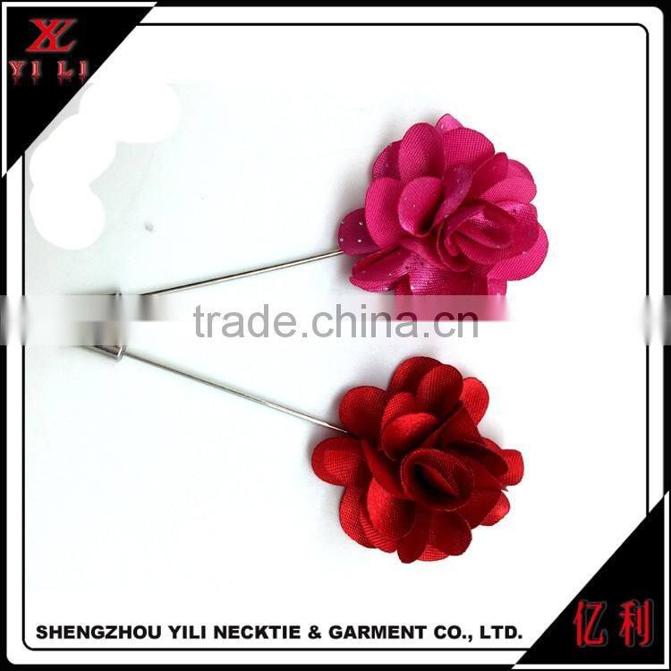 High quality flower lapel pin, cheap price and fashion lapel pin