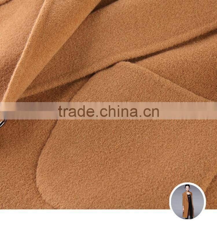 women's wholesale wool suit collar midi long coat