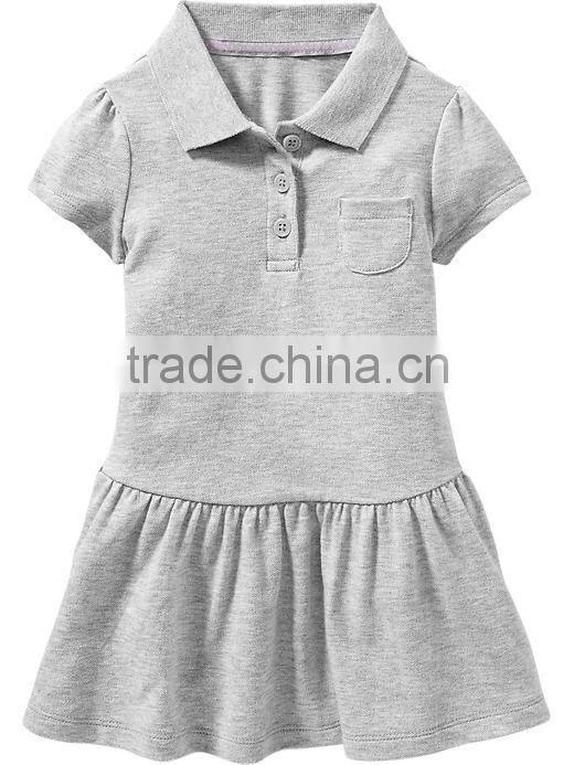 Design students Uniform Polo Dresses in school uniforms