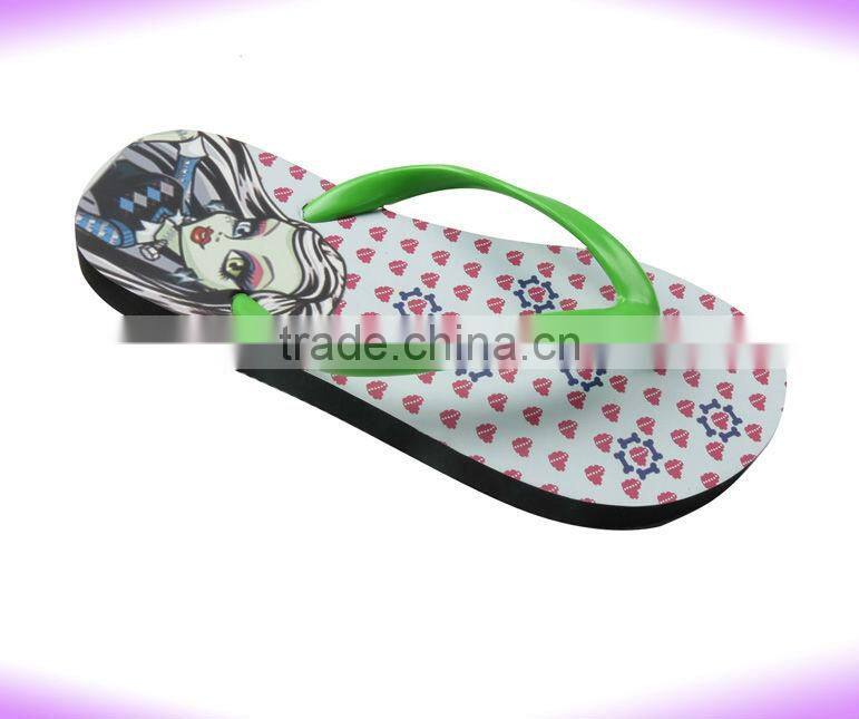 custom ladies beach flip flops