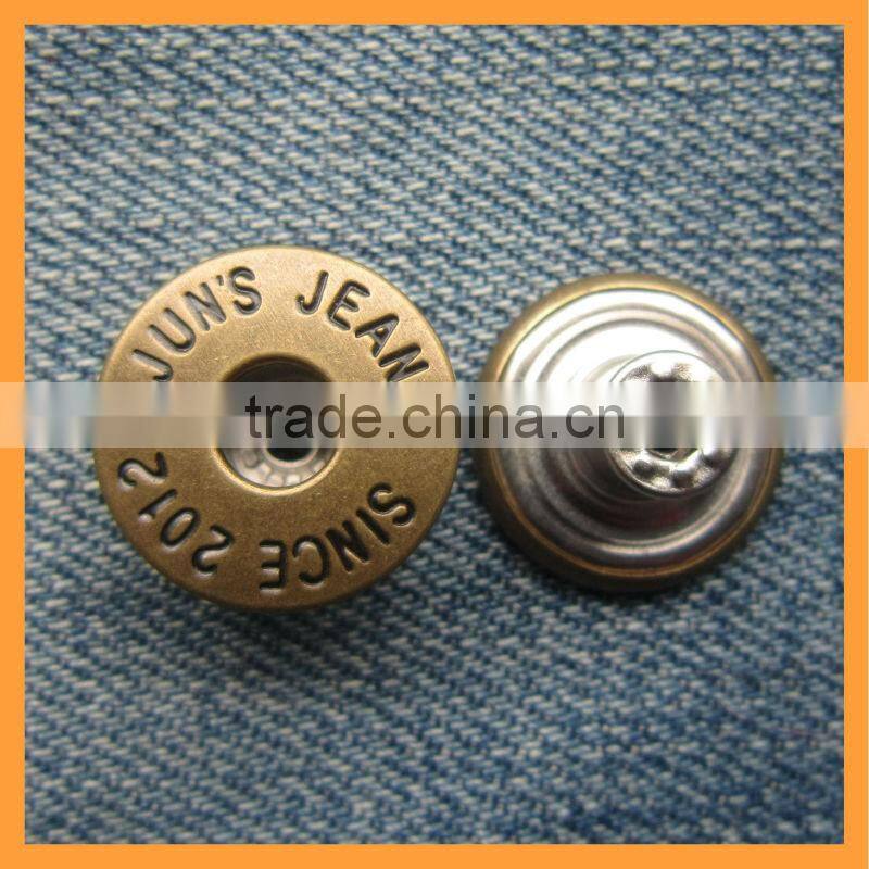 New arrival high quality jeans buttons wholesale usa