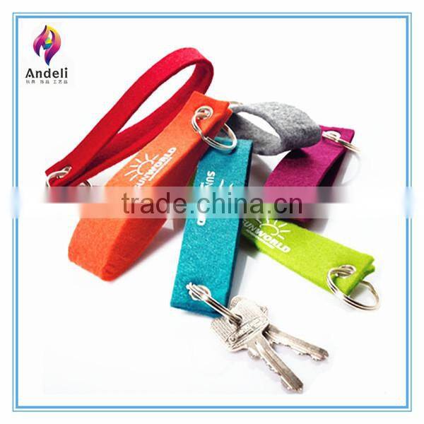 Eco-friendly Felt keychain,Wool felt keychain