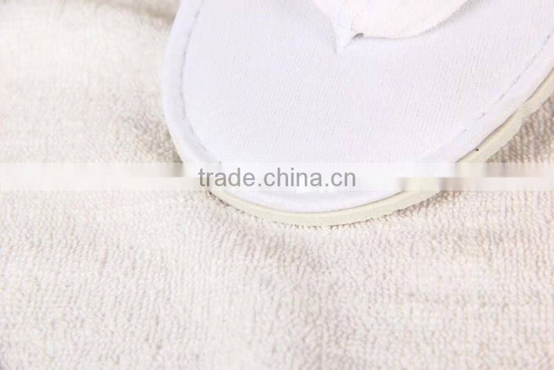 terry cloth anti slip flip flops hotel slipper wholesale