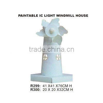 (R298) PAINTABLE IC LIGHT WINDMILL