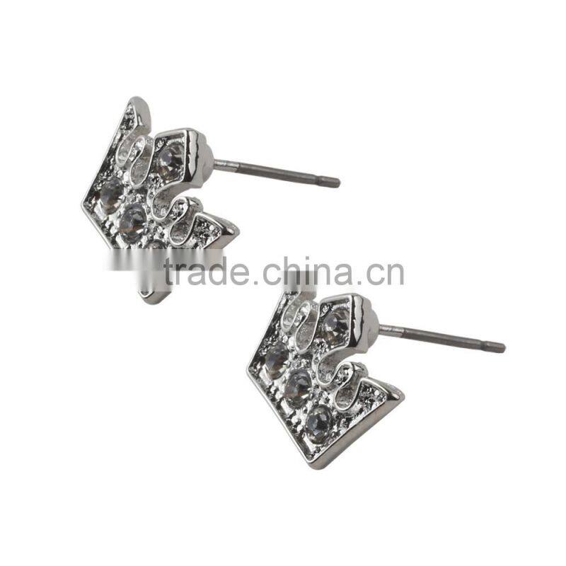 Sterling Bohemian Dubai Crown Jewelry Hiphop Earrings For Unisex Wholesale