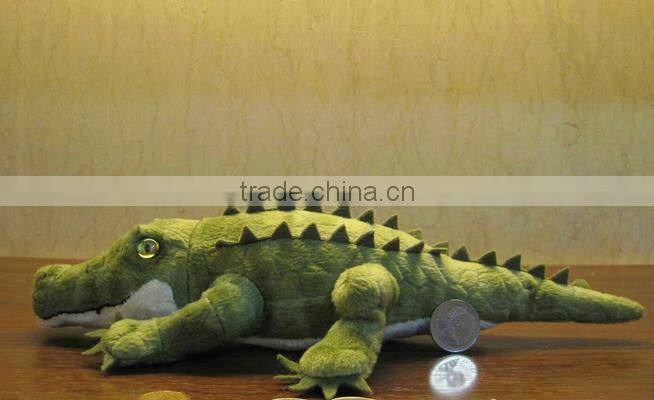 Custom design lifelike toy plush Alligator toy realistic crocodile toy