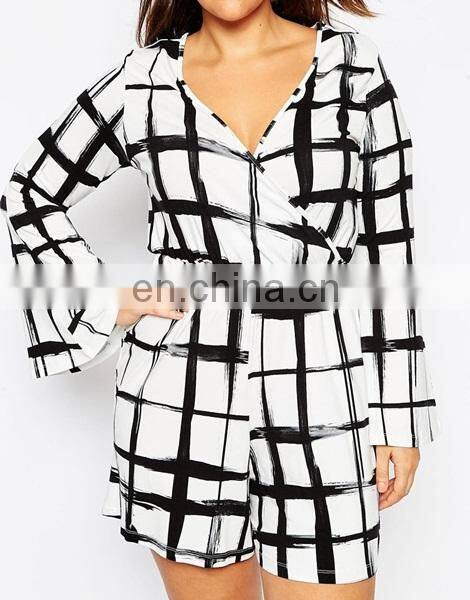 China supplier clothing manufacturers women playsuits 3xl plus size dress