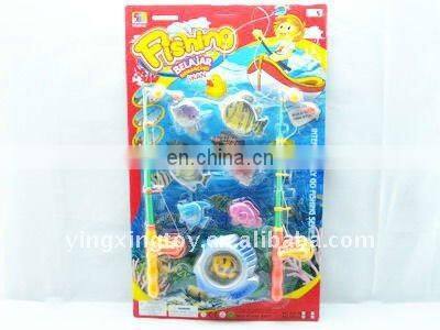 Kids plastic toy electronic fishing game