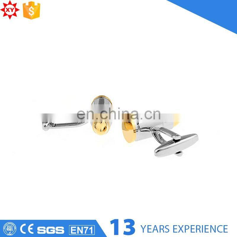 Customized bullet metal cufflinks