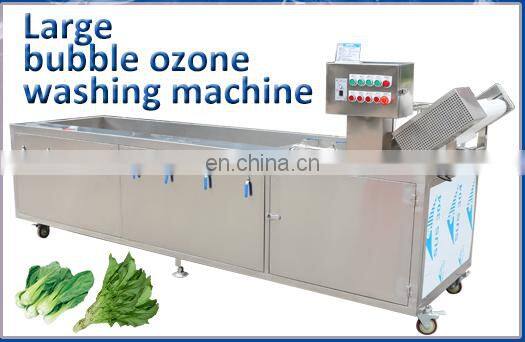 Industrial air bubble vegetable mushroom lettuce bean washing machine
