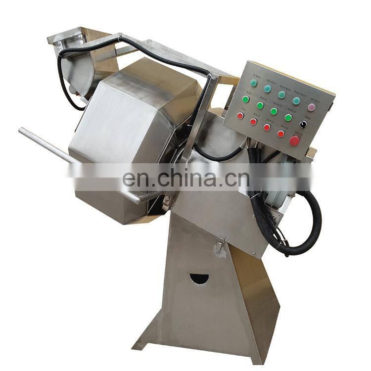 High Efficient French Fries Snacks Mixing Potato Chips seasoning machine