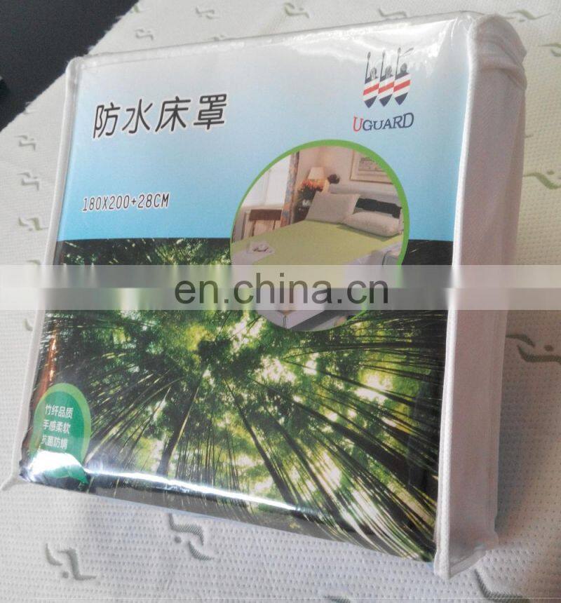 Saferest Premium Hypoallergenic Bamboo Terry Cloth Quilted Waterproof Mattress Protector-Fitted Bed Sheet