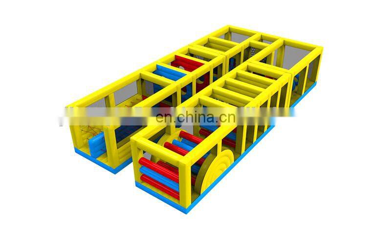 2020 boom camp fitness indoor inflatable obstacle course for kids