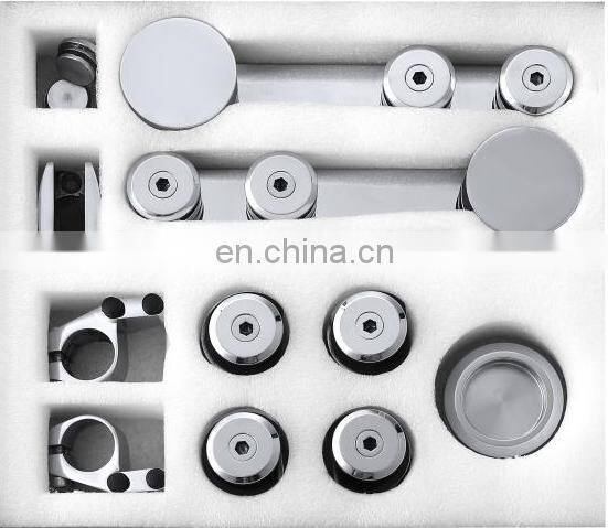 Full set stainless steel glass sliding door system