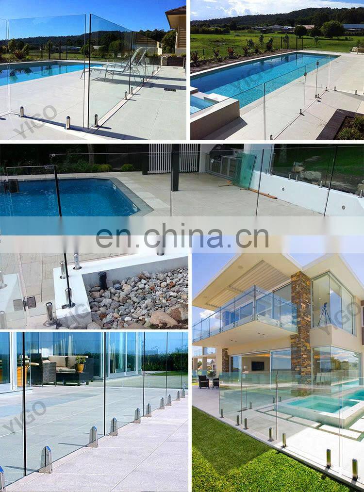 10mm thick tempered glass panel for stairs