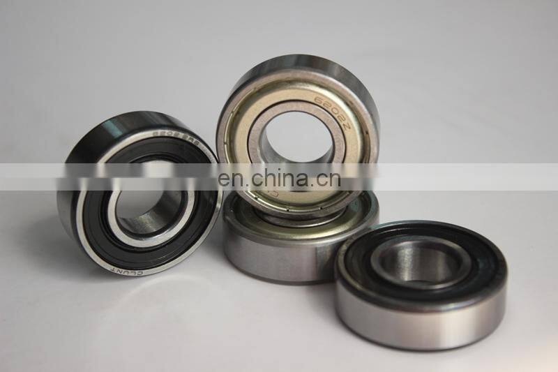 Shandong Bearing Factory CLUNT Deep Groove 6202 2RS Ball Bearing 6202