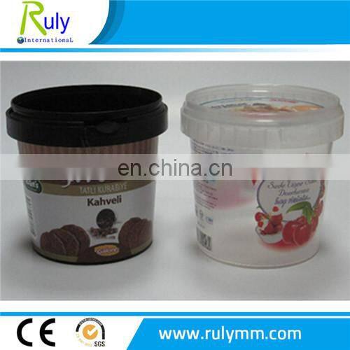 500ml yogurt clear plastic tub