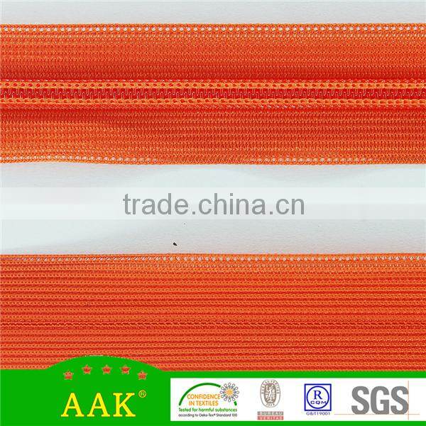 high polished mesh lace zipper #3 35cm invisible zip