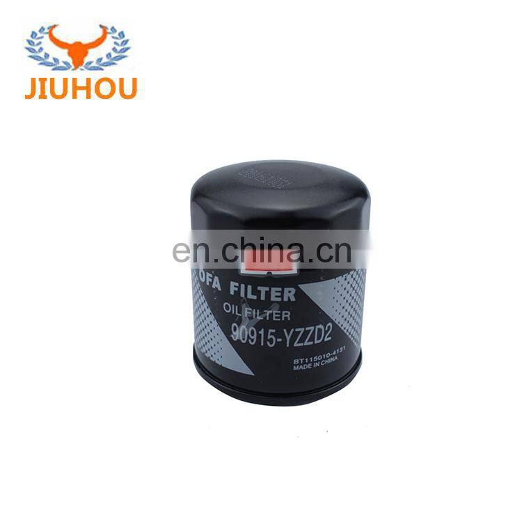 Hot sale high quality factory price oil filter for car engine 90915-YZZD2