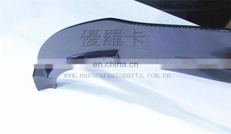 A CLASS W176 R style carbon finber front skirt fit for A250 A260 to A45 carbon front spoiler with big and small lip