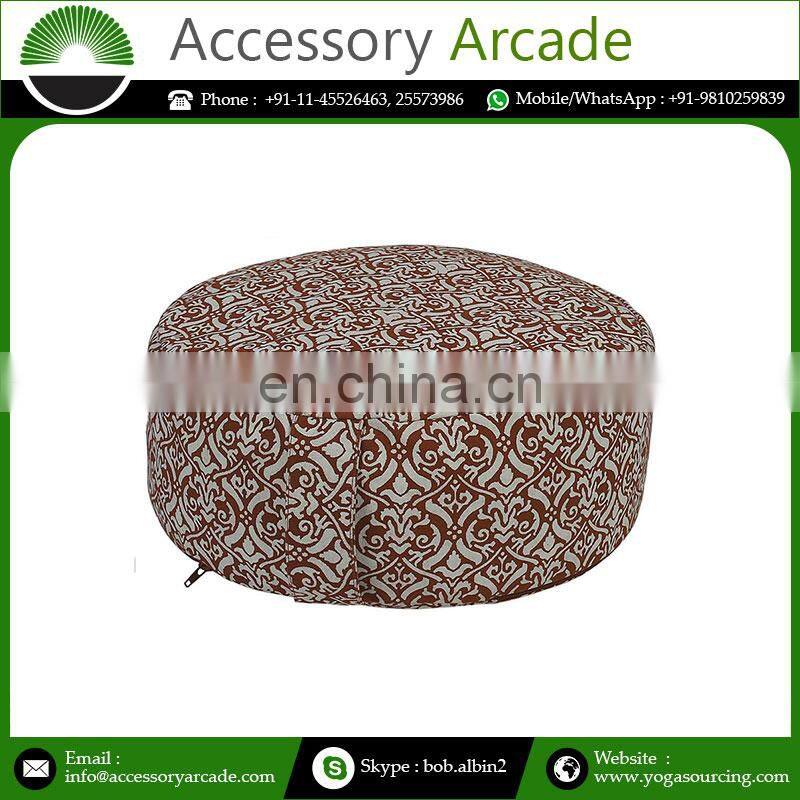 OEM Manufacturer Embroidered Zafu Meditation Cushions for Comfortable Sitting Buy At Lowest Price