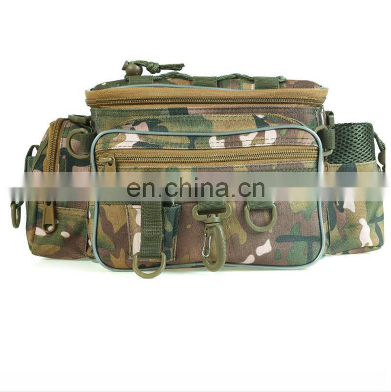 pesca vara Waterproof Single Shoulder Backpack Crossbody Messenger Sling Bags for Camping Hiking Cycling Fishing Tackle Bag