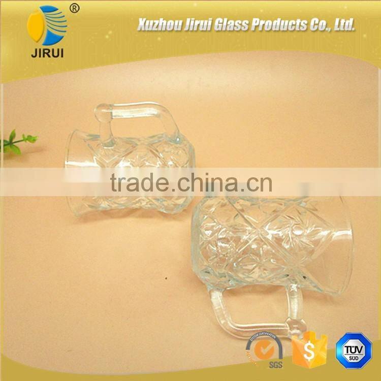 clear glass cup for liquor wholesale