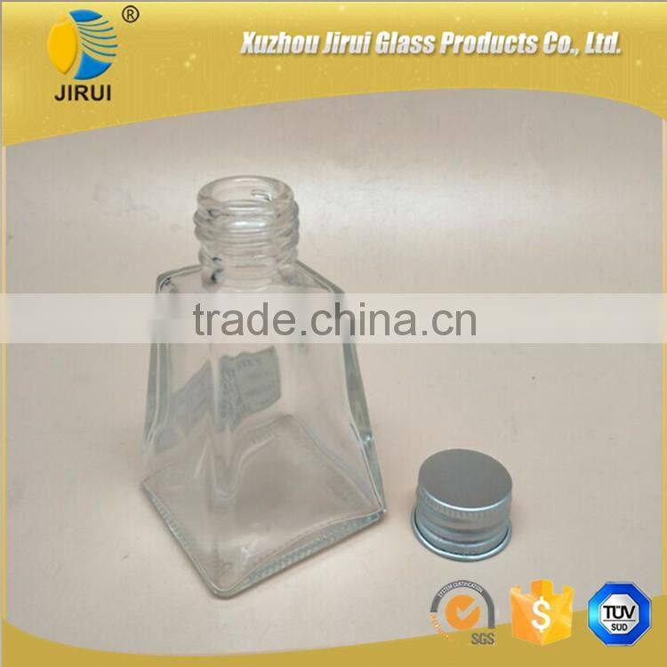 2oz clear empty glass diffuser bottles