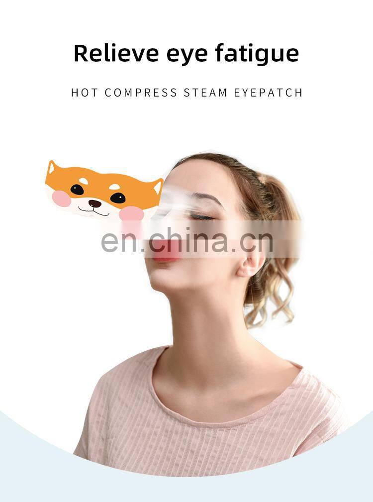 eye steam mask hot sale warmer steam pad heating warmer mask heated eye patch relief eye fatigue