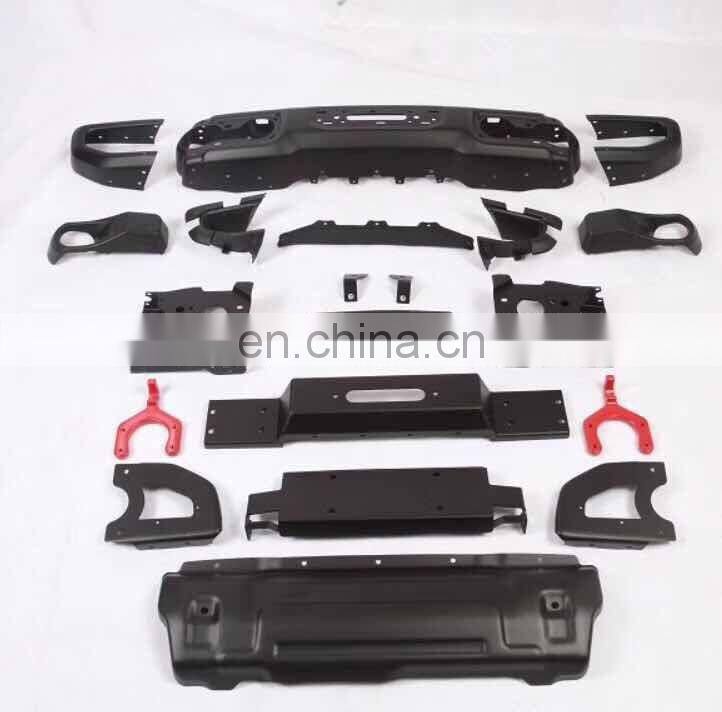 10th anniversary Steel front &rear Bumper with radar hole For Jeep Wrangler JL accessories