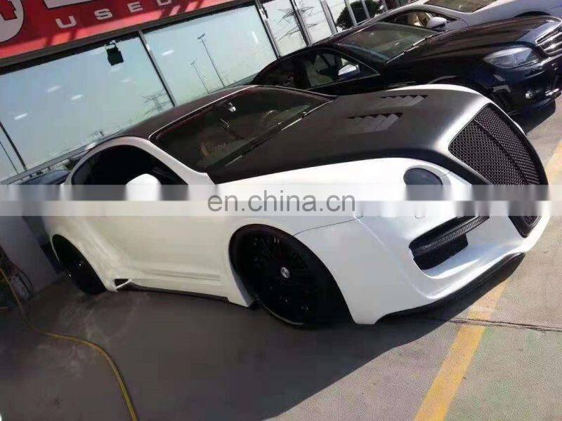 Runde Car Modification For Bentley Continental GT 2011-2016 ASI Style Bumper Side Skirts Fender WideBody Kit